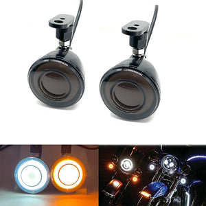 Clignotants avant LED pour Harley Dyna Softail - vue 1