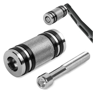 Repose-pied de sélecteur moleté pour Harley Touring Softail - vue 1