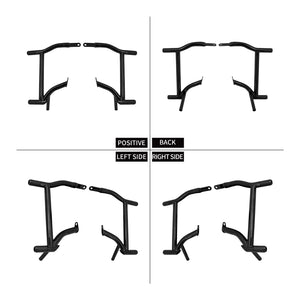 Barres de Protection Arrière pour Sacoches (Guard Rails) Noires - Harley-Davidson Touring Electra Glide, Street Glide, Road Glide, Road King 1996-2008 – photo 6/6