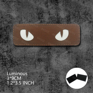 Écusson tactique phosphorescent yeux de chat - vue 17