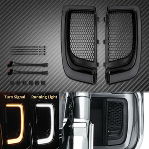 Grille inférieure de carénage LED noire pour Harley-Davidson Touring - vue 9
