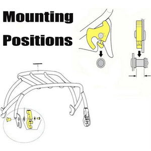 Kit de Loquets Rotatifs pour Sissy-Bar et Porte-Bagages Amovibles Harley-Davidson - vue 6