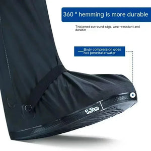 Couvre-chaussures réutilisables imperméables moto - vue 4