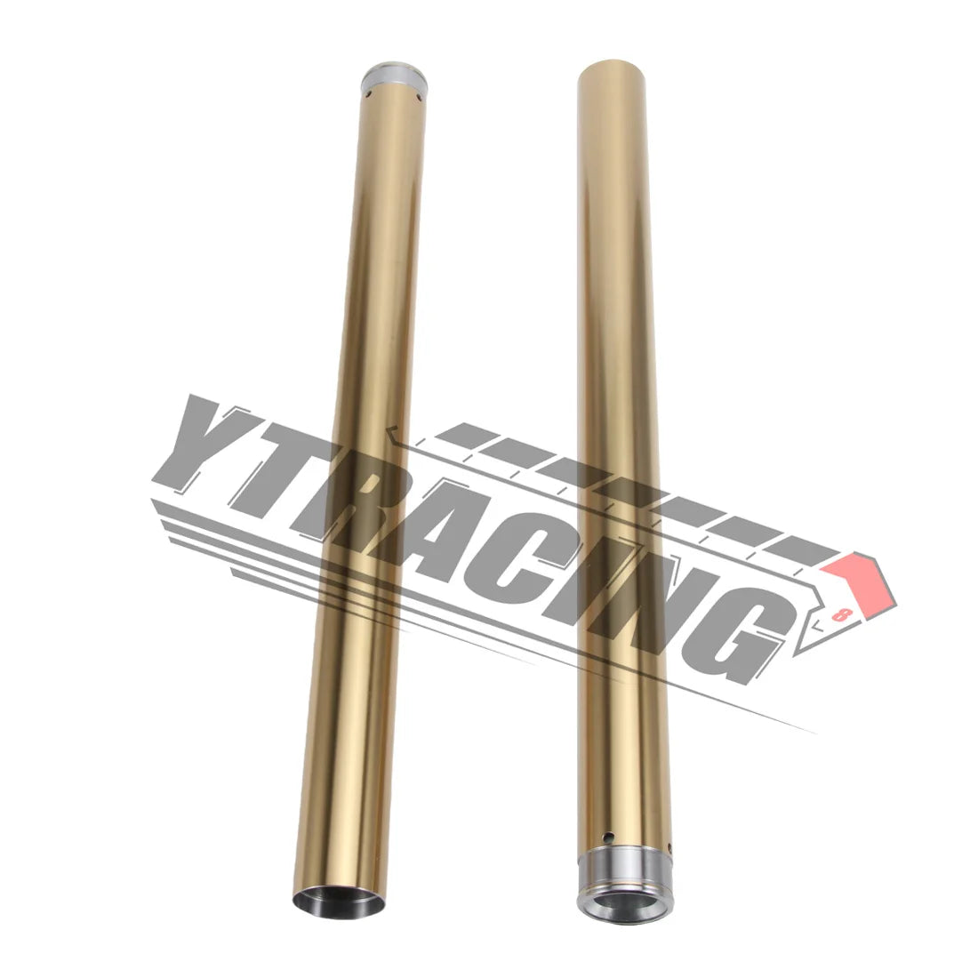 Tubes de fourche intérieurs 49x650mm (argent ou or) pour Harley-Davidson Dyna Fat Bob, Street Bob, Super Glide, Wide Glide, Switchback
