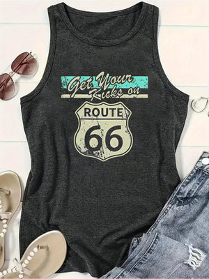 Débardeur femme vintage Route 66 - vue 6