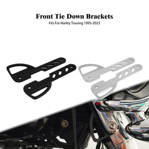 Supports d'arrimage avant chromés pour Harley-Davidson Touring - vue 1