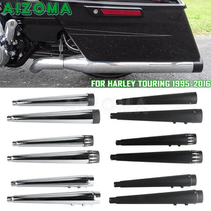 Silencieux slip-on acier pour Harley Touring 1995-2016 - vue 1
