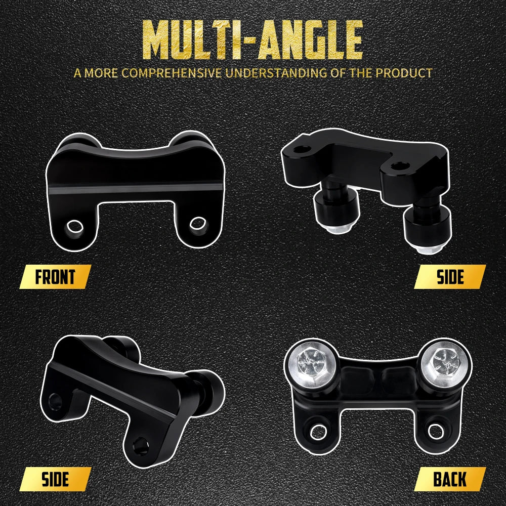 Adaptateur de Rehausse de Guidon (Riser) - Harley-Davidson Touring 2014-2025, Softail 2018-2025, Dyna 2006-2017 – photo 2/8