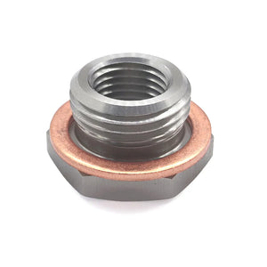Adaptateur de sonde lambda inox pour Harley - vue 3