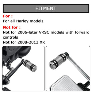 Repose-pied de sélecteur moleté pour Harley Touring Softail - vue 2