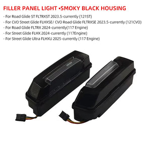 Feux LED de Sacoches Arrière avec Clignotant Intégré (Filler Panel Light) - Harley-Davidson Road Glide/Street Glide 121 CVO/ST, 117, Ultra – photo 8/12