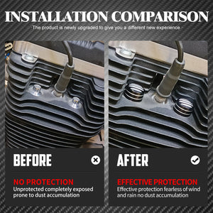 Caches de vis de culasse pour Harley Twin Cam - vue 2