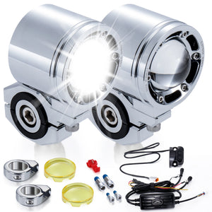 Feux additionnels LED 72W pour fourche 41mm - Phares antibrouillard et route Harley-Davidson – photo 7/7