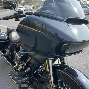 Clignotants latéraux LED à défilement, double intensité, noir - Harley-Davidson Road Glide 2015-2023 – photo 2/6