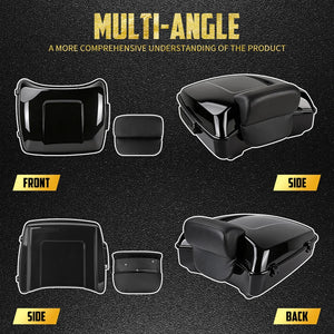 Malle Arrière (Top Case) 10.7" avec Dossier - Harley-Davidson Touring 2014-2025 – photo 3/8