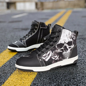 Chaussures moto avec renforts de protection - vue 2