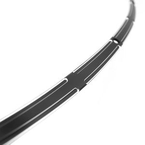 Garniture de pare-brise en acier inoxydable poli pour Harley-Davidson Touring - vue 4