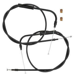 Câble d'Accélérateur Tressé Inox 93/98/103cm - Harley-Davidson Sportster, Dyna, Softail – photo 1/12