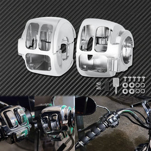 Boîtiers de commodo aluminium pour Harley Softail Dyna Sportster - vue 4