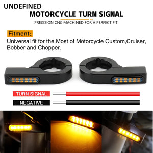 Clignotants LED de fourche pour Harley - vue 3