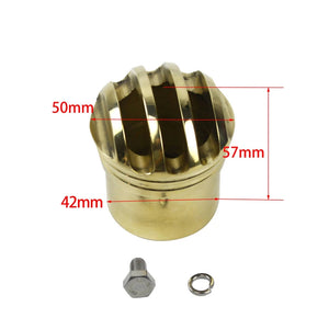 Embouts d'échappement laiton universels 1,75/2/2,25/2,5 po pour Harley-Davidson Chopper, Bobber et Sportster – photo 8/15