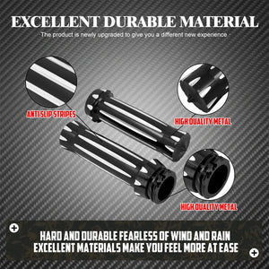 Poignées de Guidon 1" (25mm) - Harley-Davidson Sportster, Dyna, Softail, Touring, V-Rod – photo 3/7