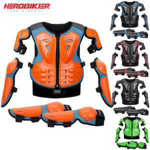 Ensemble armure de protection moto pour enfant - vue - vue 1