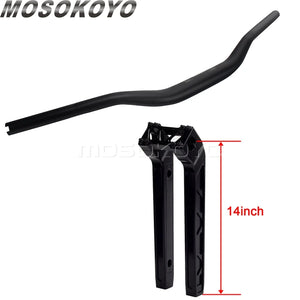 Risers pullback et guidon pour Harley Dyna Sportster Softail - vue 16