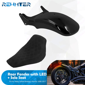 Kit selle solo et garde-boue arrière pour Harley-Davidson Softail Breakout - vue 1