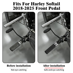 Repose-pied en aluminium pour Harley-Davidson Softail - vue 2