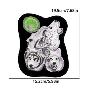 Grand écusson dorsal brodé Live To Ride style biker - vue 5