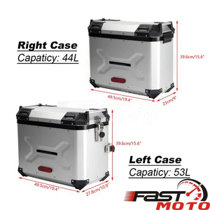 Top case et sacoches latérales en aluminium noir pour Harley Pan America - vue 3