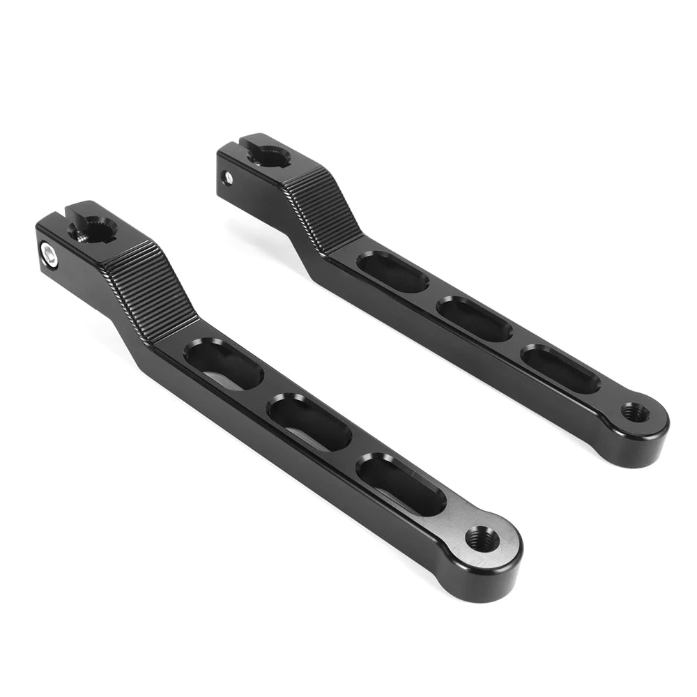 Leviers de sélecteur talon-pointe aluminium CNC - Harley-Davidson Softail, Touring, Tri Glide