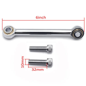 Biellette stabilisatrice de moteur avant chromée/noire - Harley Touring et Trike (2009+) – photo 2/7