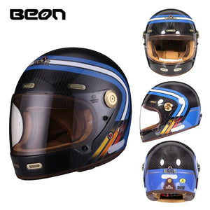Casque moto intégral rétro - vue produit - vue 10