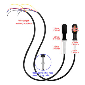 Clignotants LED arrière moto homologués E-Mark rouge/jaune (lot de 2) pour Harley Softail, Touring, Sportster, Dyna - vue 6
