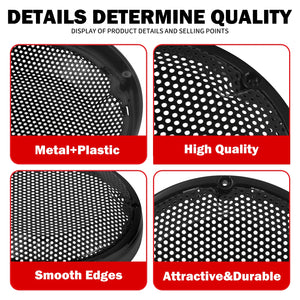 Grille chromée de protection haut-parleur pour carénage de Harley-Davidson Touring - vue 3
