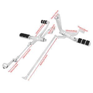 Kit Complet de Commandes Avancées (Pegs, Leviers, Tringlerie) - Harley-Davidson Sportster XL883/XL1200 2004-2022 – photo 6/10