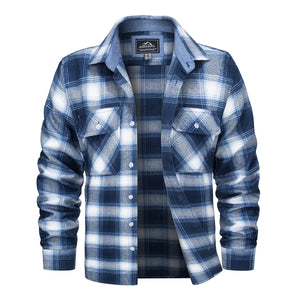 Chemise en flanelle à carreaux pour homme - vue - vue 9