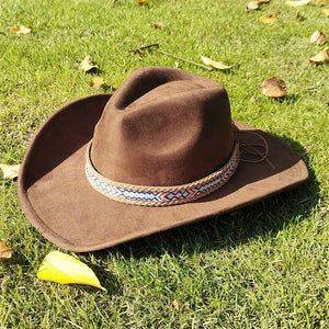 Chapeau cowboy en suédine - vue 36