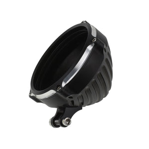 Coque de phare 5,75 pouces alu CNC pour Harley Softail - vue 8