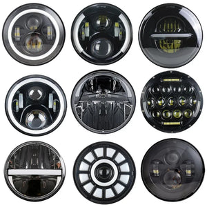 Phare LED 7 pouces pour Harley Softail - vue 1