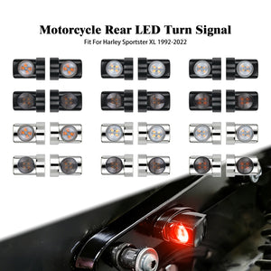 Mini clignotant arrière LED ambré pour Harley-Davidson Sportster - vue 1