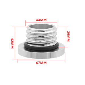 Bouchon de réservoir décoratif ventilé en aluminium pour moto Harley-Davidson - vue 2