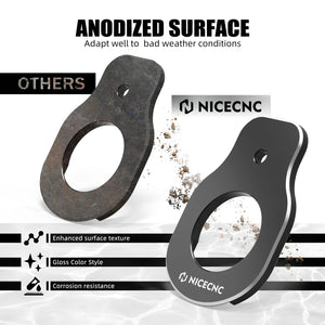Support de Déport du Contacteur d'Allumage CNC pour Harley Street Glide, Road King, Electra Glide – photo 2/10