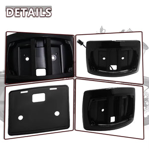 Support de plaque d'immatriculation LED basculant pour Harley Touring Road Glide et Street Glide - vue 3