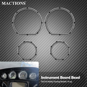 Kit de contours de compteur (instrument board bezel) - Harley Touring Street Glide Ultra Limited 2014-2023 – photo 1/7