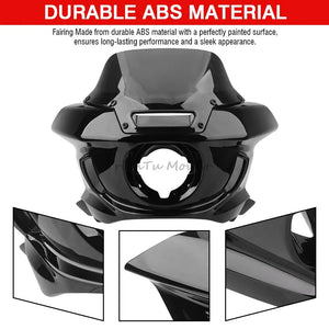Ensemble carénage et pare-brise pour moto Harley Softail - vue 4