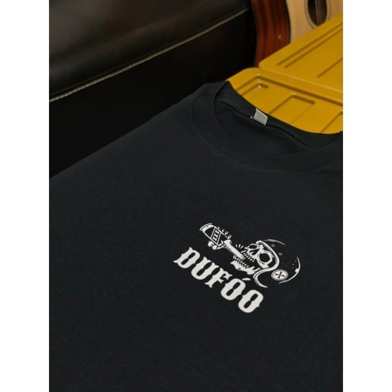 T-shirt Homme Moto Vintage Coton - vue 2