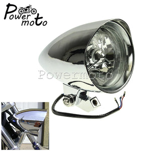 Phare bullet H4 pour Harley Sportster - vue 8